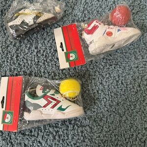 Kids Sports Shoe Toy Set with Ball - Green, Yellow, Red